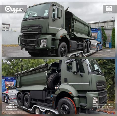 Ford F-Line 3545D L 6x4 w barwach Wojska Polskiego
