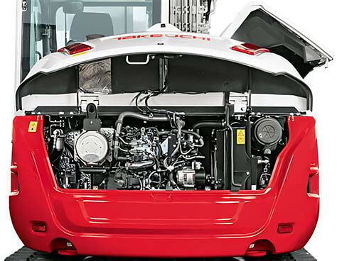 Silnik Isuzu w koparce Sumitomo