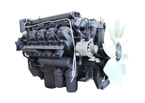 Diagram of Kamaz-740 diesel engine