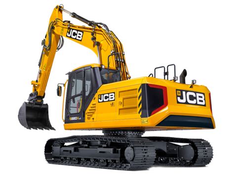 Schemat techniczny koparki gąsienicowej JCB 220X