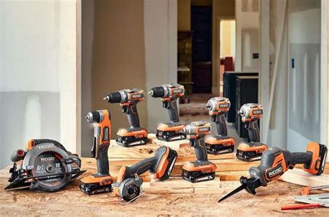 Thematic photo of RIDGID tools in a workshop setting