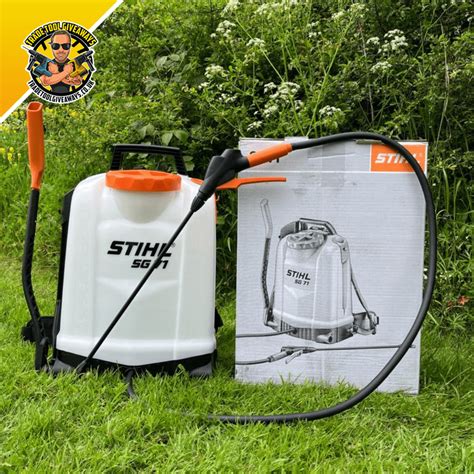 Close-up of the STIHL anti-vibration system elements on a backpack sprayer