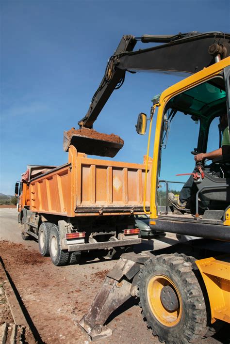 Wywrotki Terex w pracy
