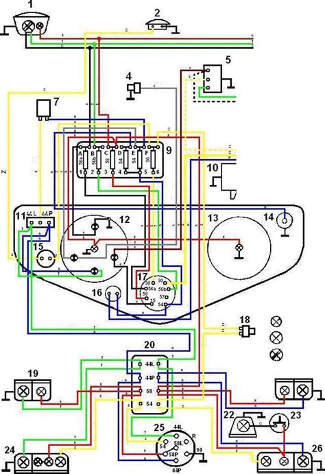 Schemat instalacji elektrycznej Ursus C-330