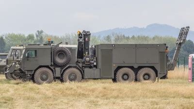 Wizualizacja KWZT-1 Mamut podczas testów