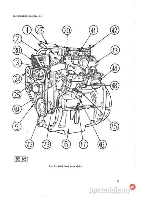 Schemat silnika Perkins AD3.152