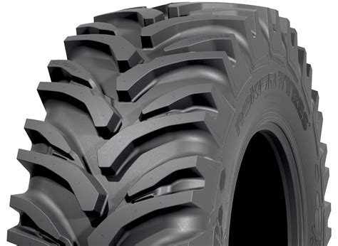 Grafika przedstawiająca przekrój opony Nokian Tractor King z zaznaczonymi wzmocnieniami