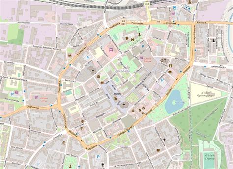 Mapa logistyczna regionu Legnicy z zaznaczonymi głównymi węzłami transportowymi i bazami firm przewozowych