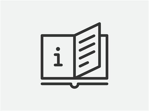 Document with service history or user manual icon