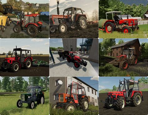 infografika porównująca kategorie ciągników w Farming Simulator 19