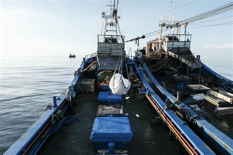 Ponton przygotowany do połowów łososia z zamontowanym osprzętem