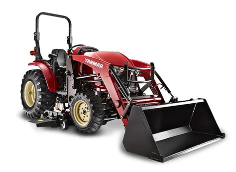 Thematic photo of a Yanmar FX 235 tractor with a front loader