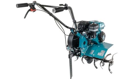 Glebogryzarka spalinowa Konner & Sohnen KS 7HP-850A z widocznymi kołami