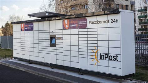 Ilustracja przedstawiająca paczkomat Inpost