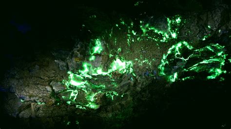 zdjęcie złoża niebieskiego wapienia (Bluestone) w przekroju geologicznym