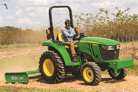 Thematic photo of a small farm with a tractor