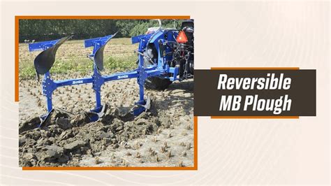 Thematic photo of a modern reversible plough in the field