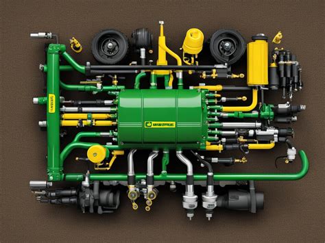 Diagram of John Deere tractor hydraulics
