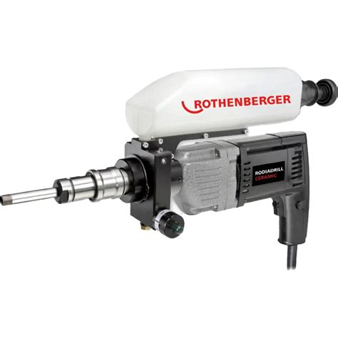 Photo of the Rothenberger Rodiadrill Ceramic drill with a compact water tank