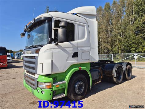 Thematic photo of a Scania R420 4x2 truck on a highway