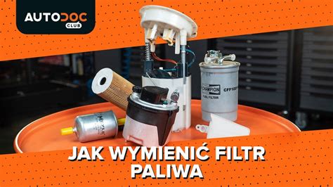Zamarznięty filtr paliwa w samochodzie