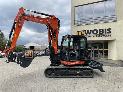 minikoparka Kubota KX080-4 MGL z osprzętem
