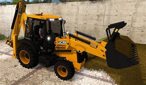 Screenshot of a JCB 3CX model in Farming Simulator 17