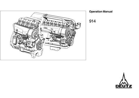 Technical diagram of the Deutz 6.1 Euro 4 engine