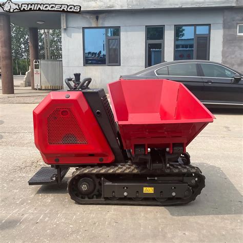 Diagram illustrating the main components of a mini dumper