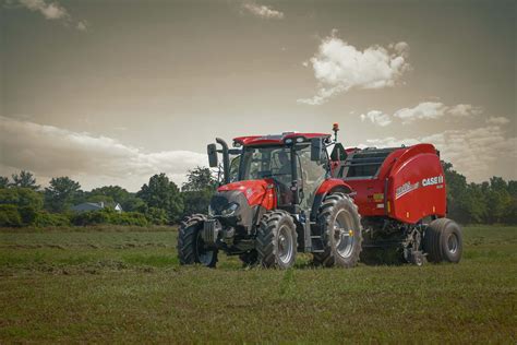 Thematic photo of Case IH Maxxum tractor working in the field