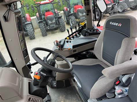 Interior of Case IH Maxxum cabin with Multicontroller