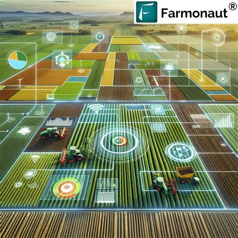 Infographic on precision farming systems in Case IH tractors