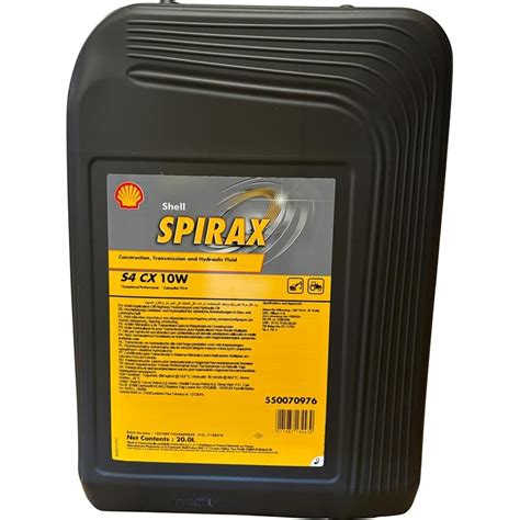 Zdjęcie opakowania oleju Shell Spirax S4 CX 10W