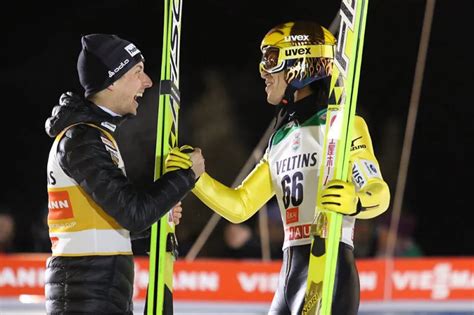 Noriaki Kasai i Simon Ammann na podium w Kuusamo