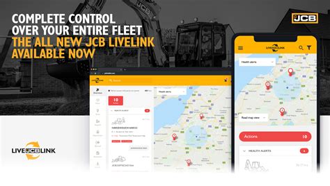 Dashboard systemu JCB LiveLink