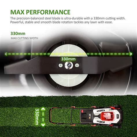 Diagram showing parts of a cordless lawnmower with a brushless motor