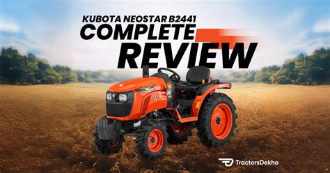 Specyfikacja techniczna traktora Kubota B2441 - infografika