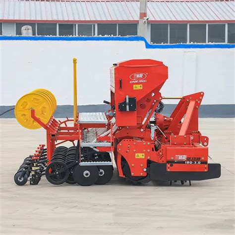 Photo of ALEX-3 precision seeder in the field