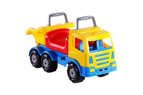 Thematic photo of the Wader Polesie Premium 2 ride-on truck in action, possibly with a child.