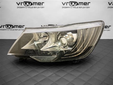 Porównanie oryginalnych i zmodyfikowanych reflektorów modelu Skoda