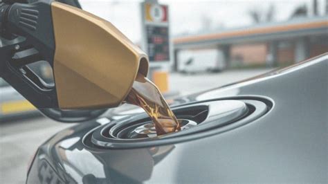 Zanieczyszczone paliwo diesel w zbiorniku