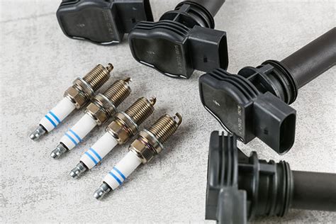 Photo of spark plugs and ignition coils