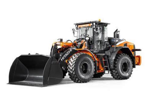 Zdjęcie ładowarki kołowej Hitachi ZW-7 z dużą łyżką