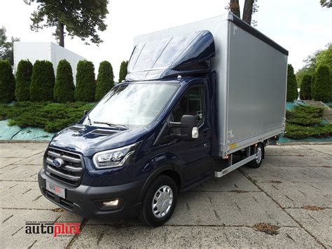 Ford Transit z zabudową wywrotki, schemat podwozia z kabiną