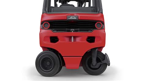 Diagram showing the Combi steering axle mechanism in Linde E20