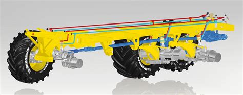 Infografika systemu podwozia R-Soil Protect z oponami Michelin CerexBib