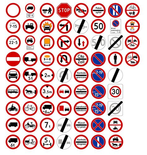 Symbol znaku drogowego zakazu wjazdu lub policyjny radiowóz