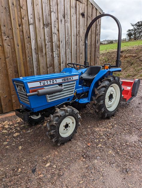Thematic photo of a small garden tractor Iseki