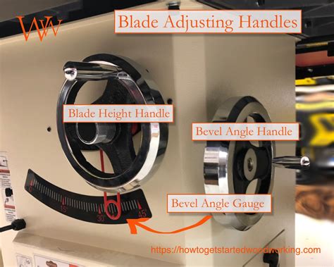 Detailed photo of the DuraEdge blade and height adjustment mechanism