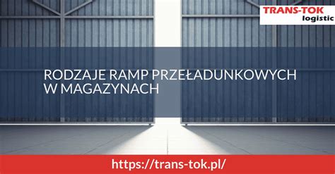 Infografika przedstawiająca różne rodzaje ramp przeładunkowych